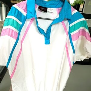 Vintage 80's tennis blouse
